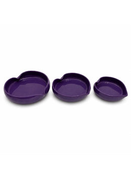 Purple Heart Bowl Set – 3 Piece Collection