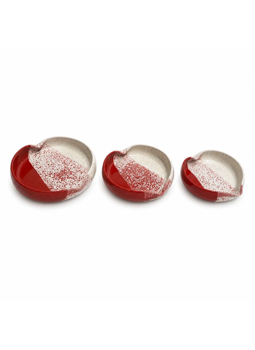 Red Heart Bowl Set – 3 Piece Collection