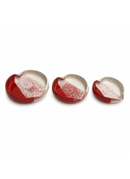 Red Heart Bowl Set – 3 Piece Collection