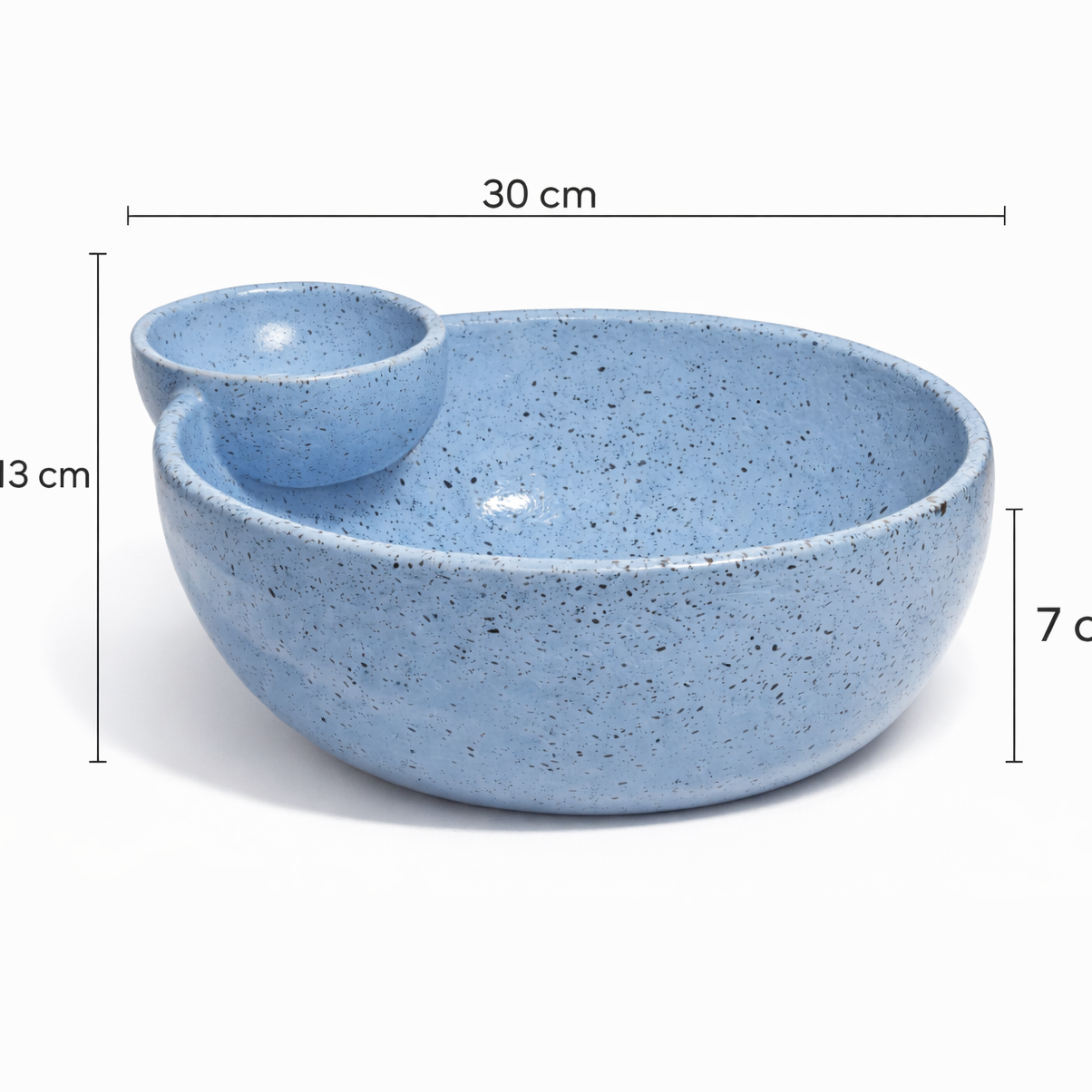 Blue Gather Dip & Serve Bowl