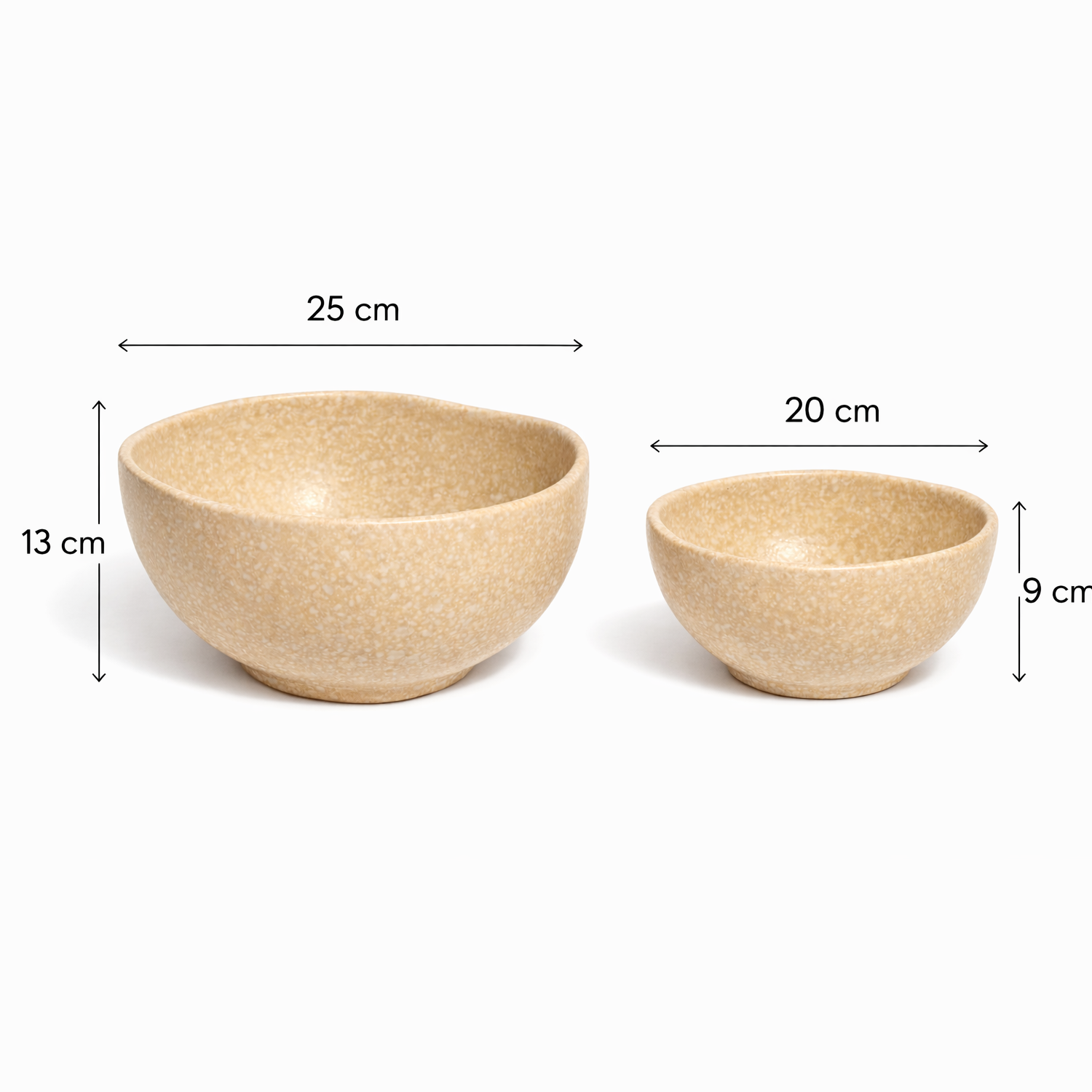 Sahara Handcrafted Serving Bowl Set of 2
