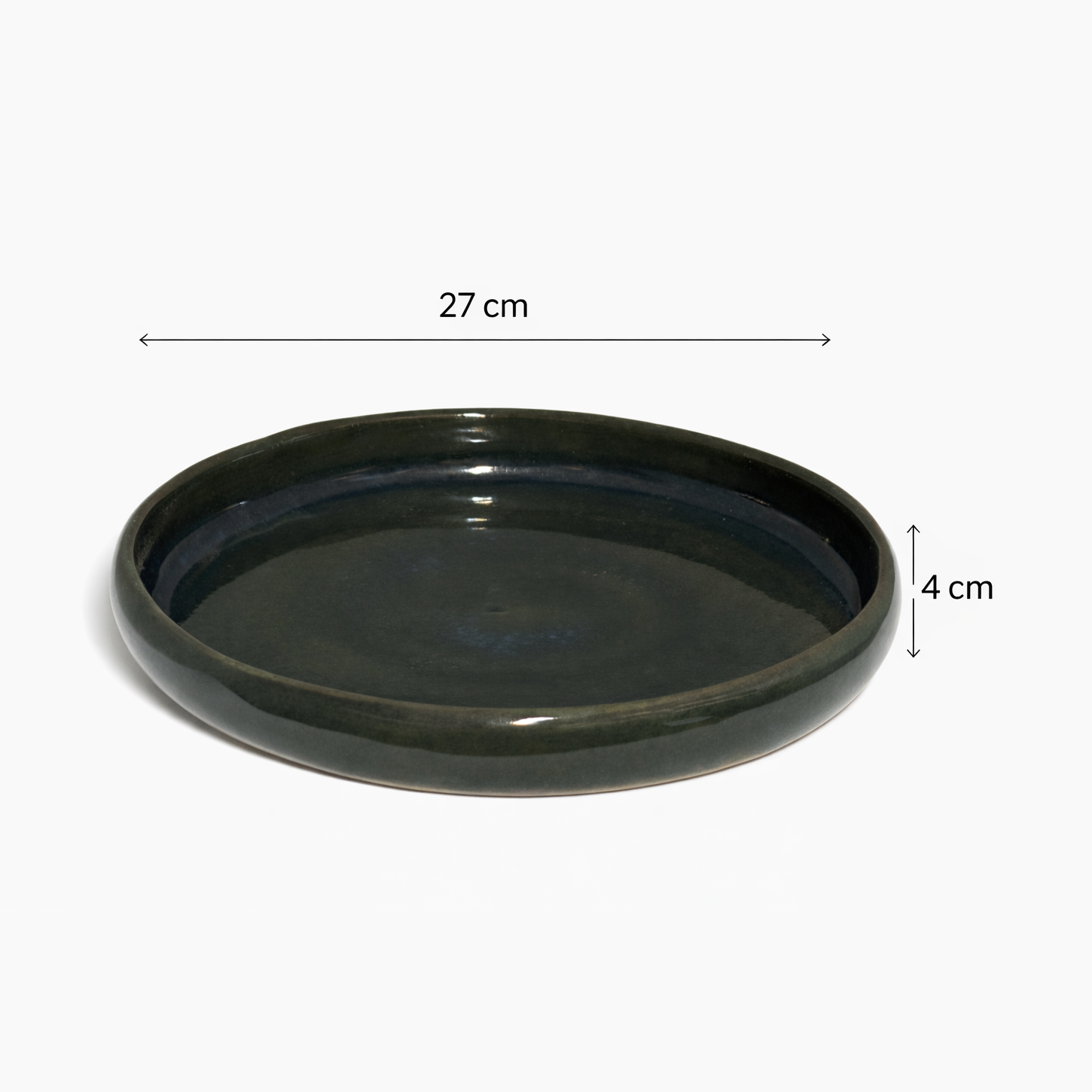 Verdant Glazed Serving Platter