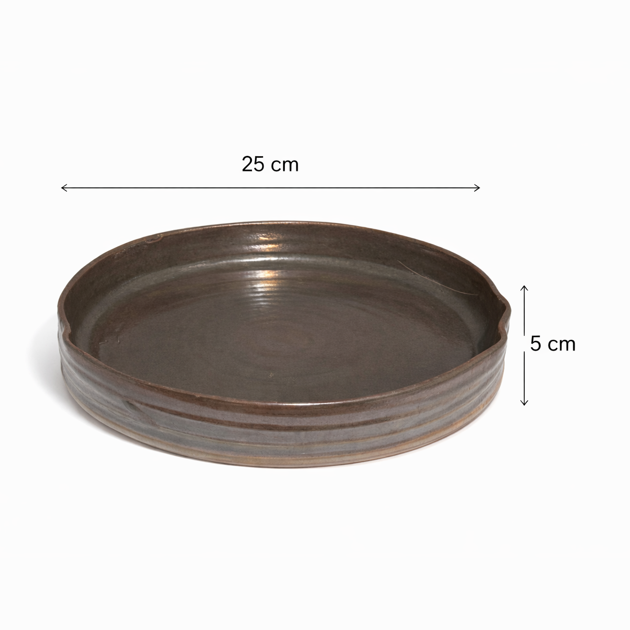 Terra Glazed Serving Dish