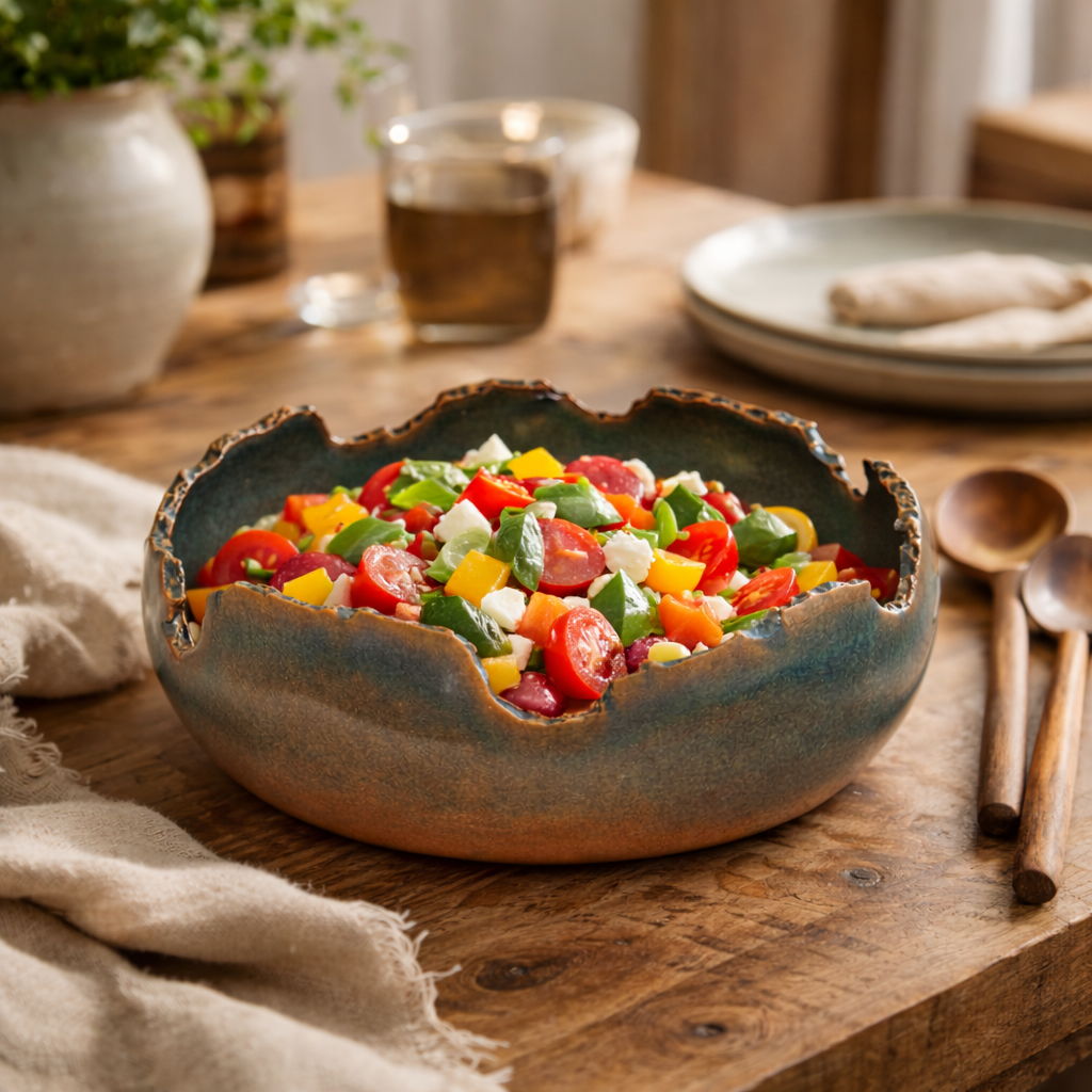 Earthline Serving Bowl