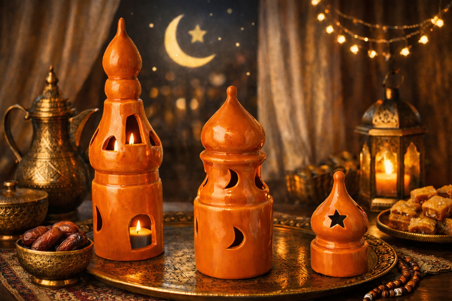 Terracotta Décor Set — 3 Piece Collection
