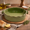Olive Green Serving Dish