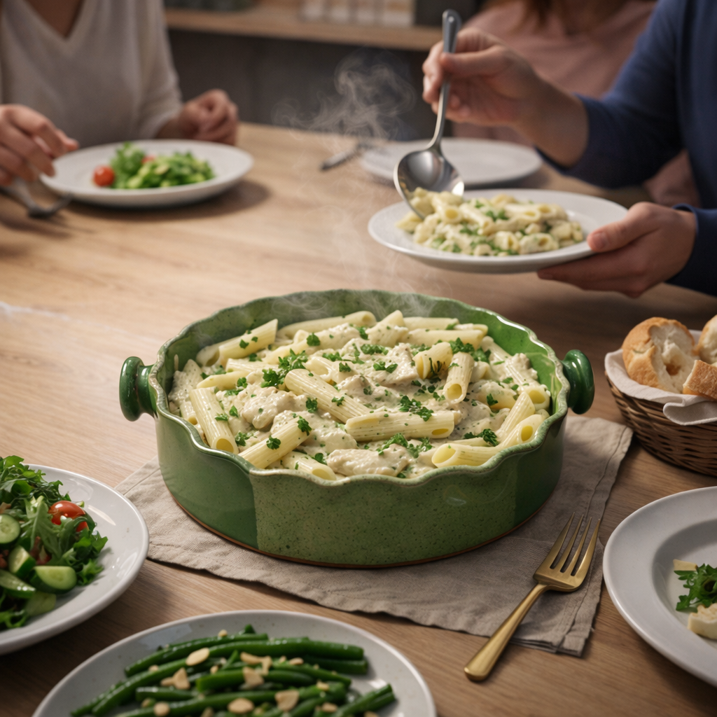 Olive Green Serving Dish