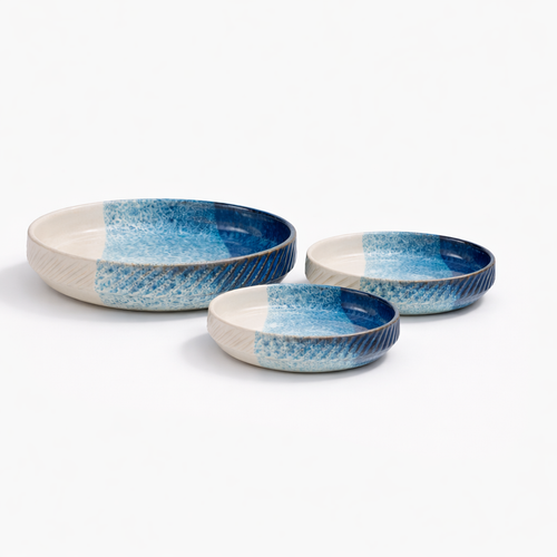 Coastal Serving Dish Set – 3 Piece Collection