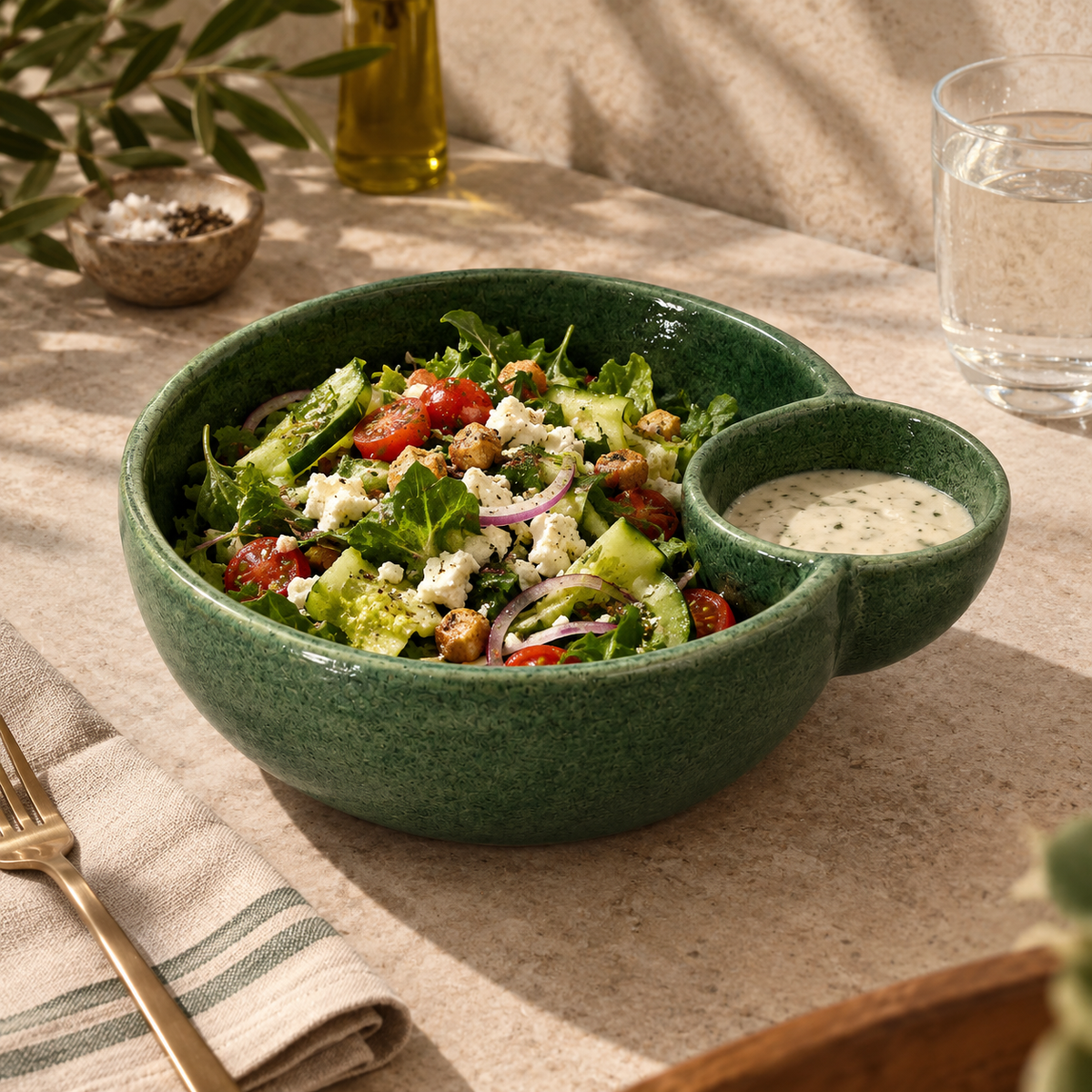 Forest Gather Dip & Serve Bowl
