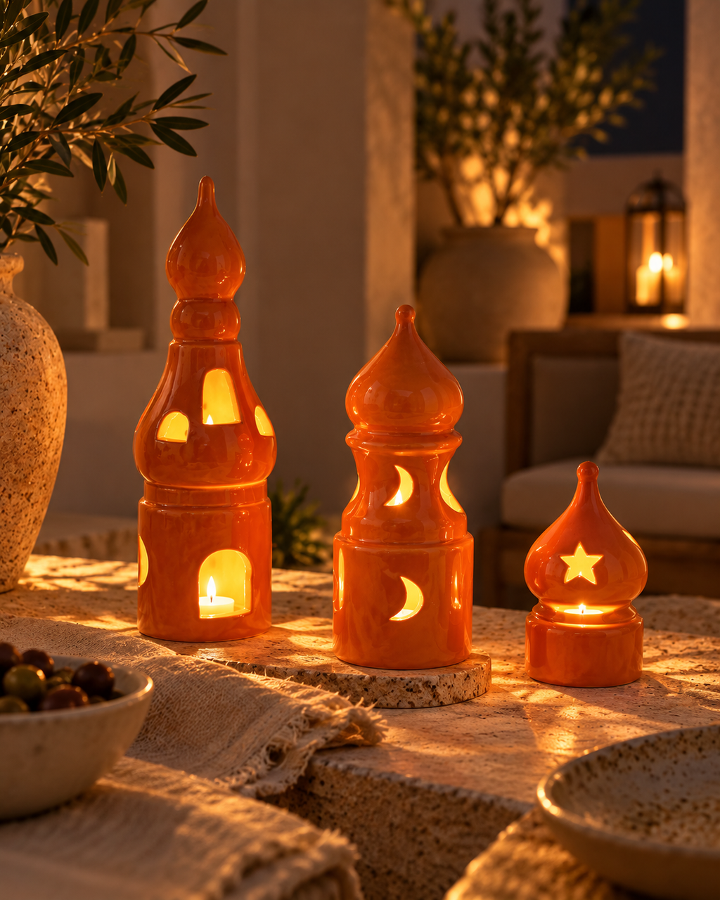 Terracotta Décor Set — 3 Piece Collection