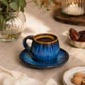 Deep Blue Espresso & Turkish Coffee Set