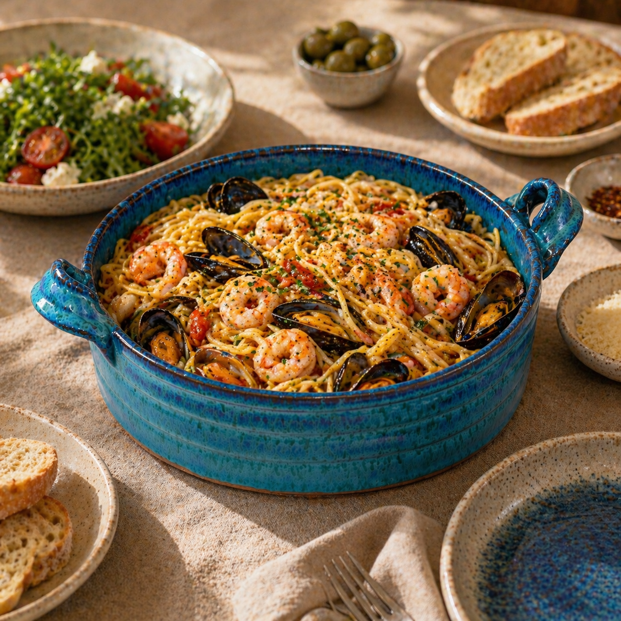 Deep Tide Serving Dish