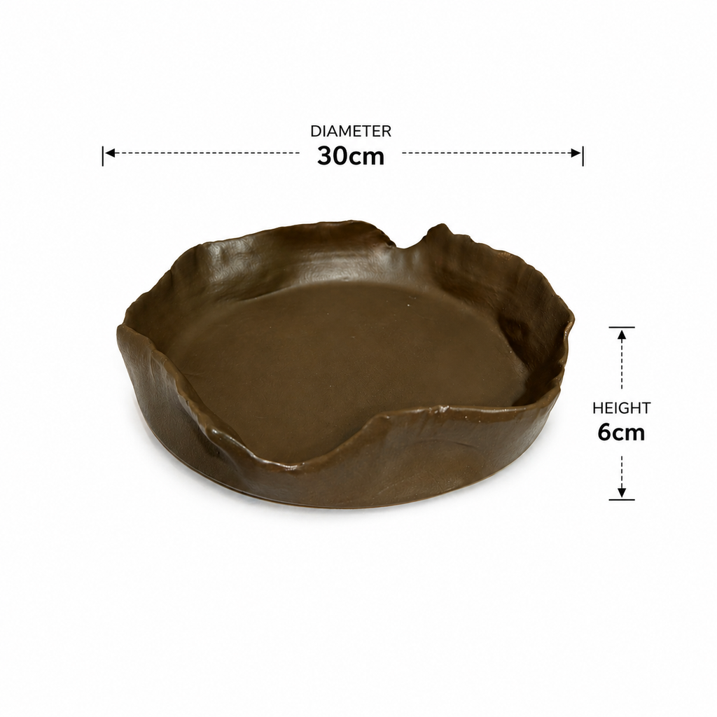 Verdant Sculpted Serving Bowl - Large