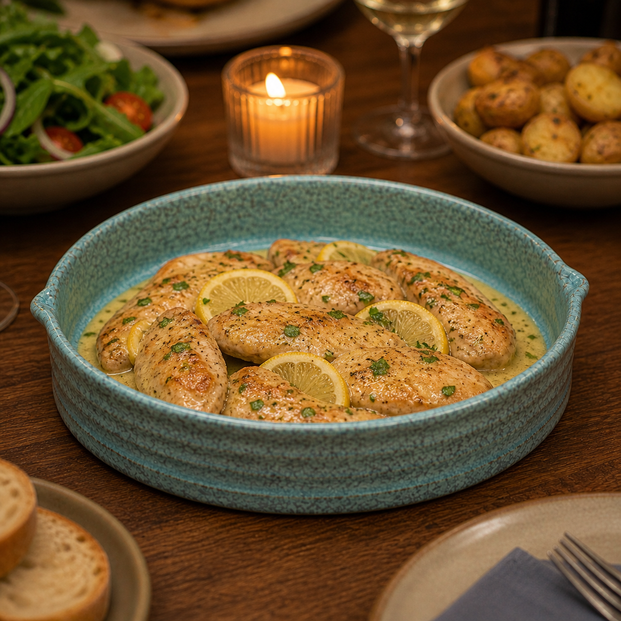 Azure Wave Serving Dish