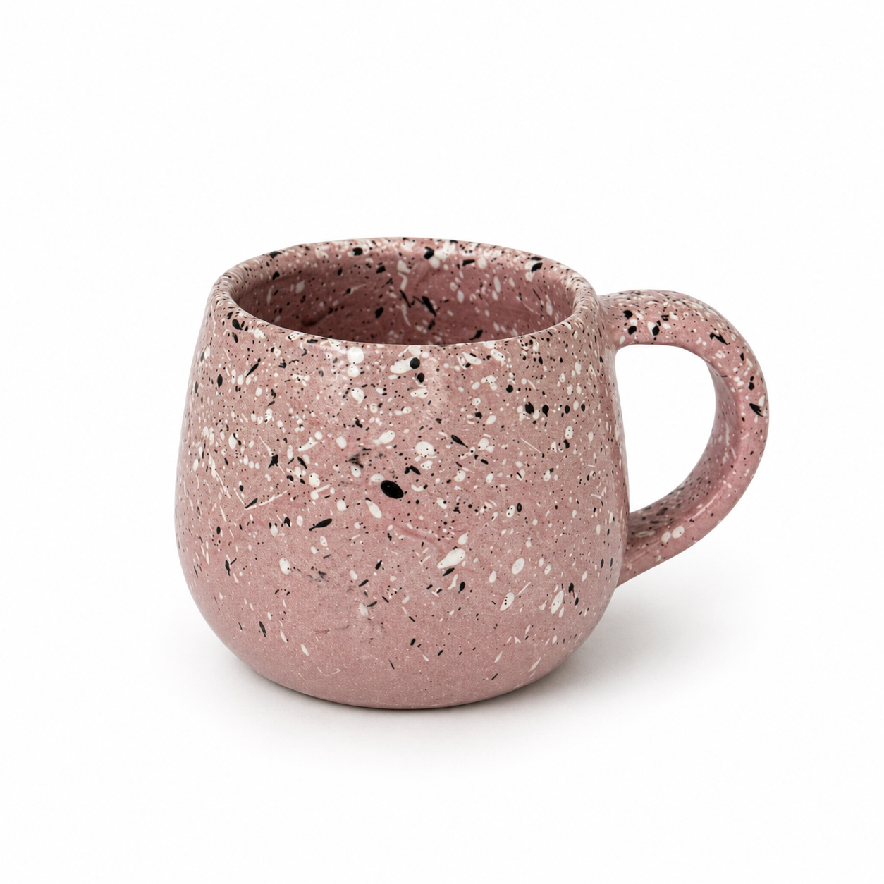 Pink Speckled Mug