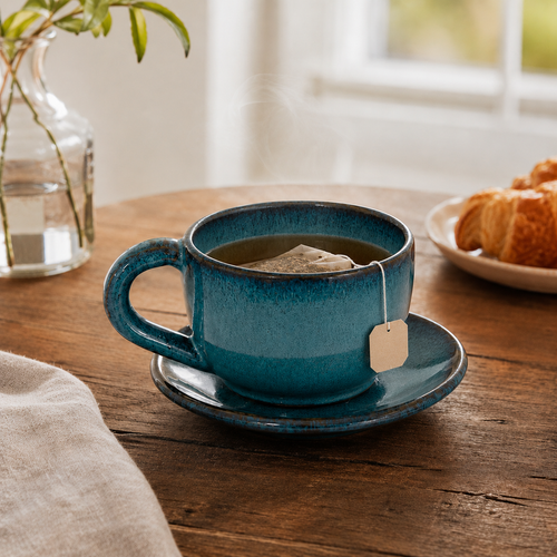 Coastal Blue Tea Cup & Saucer
