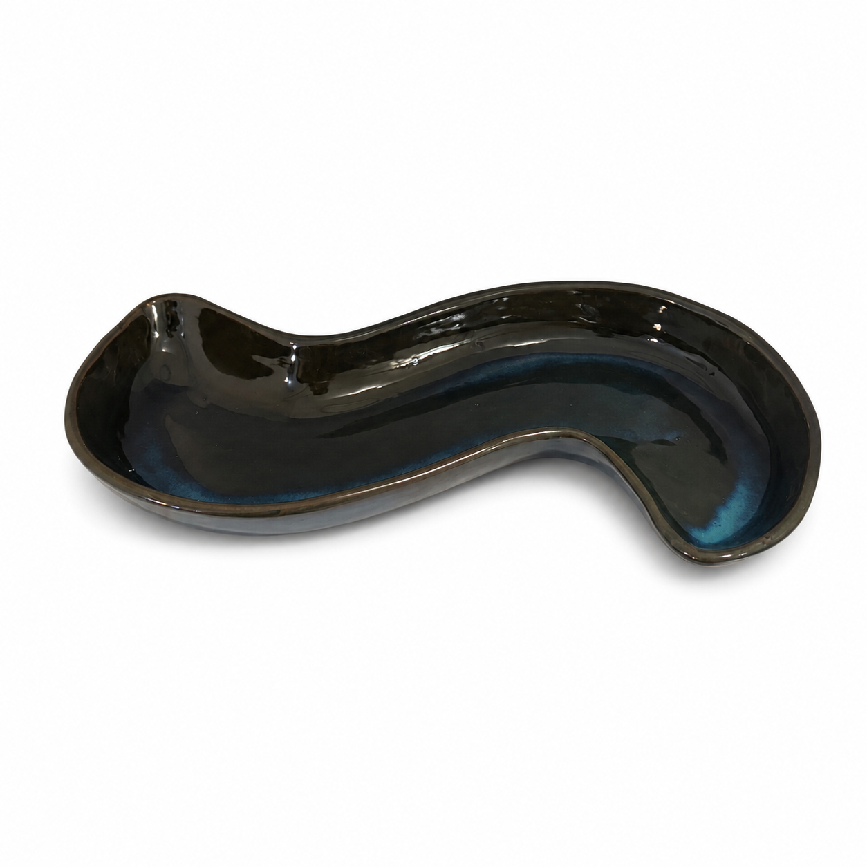 Noir Wave Serving Platter