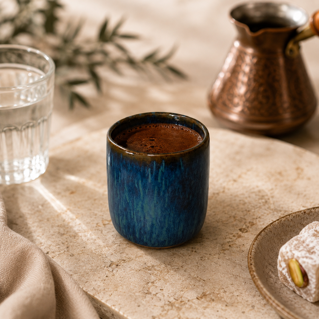 Deep Blue Coffee Shot Cup