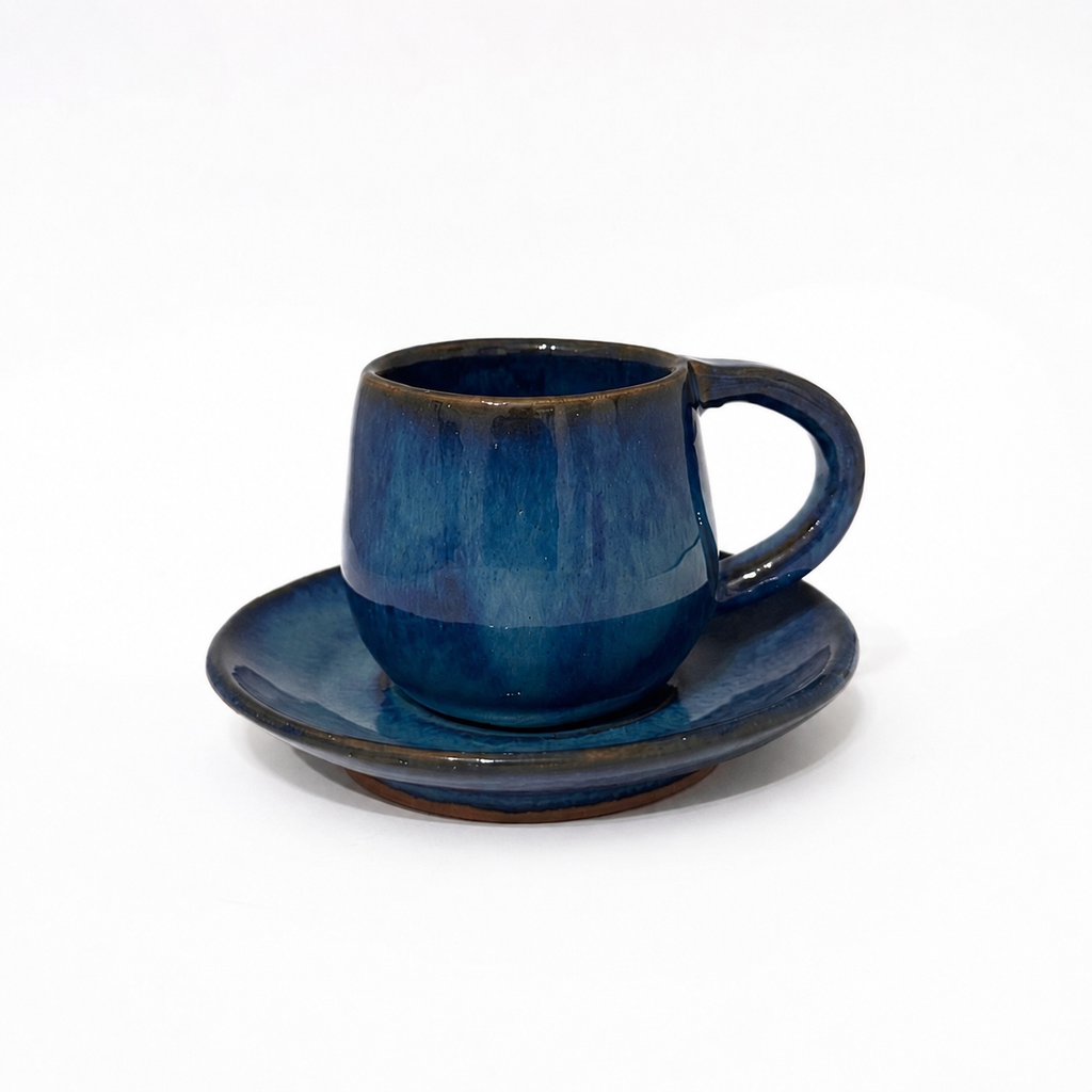 Deep Blue Espresso & Turkish Coffee Set