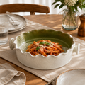Moss Scallop Serving Dish