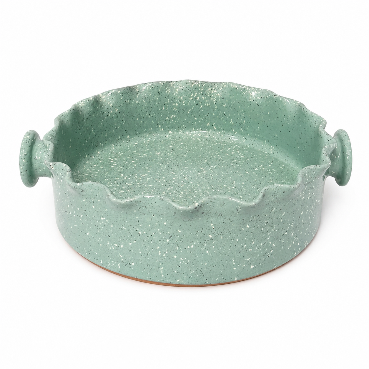 Mint Scallop Serving Dish