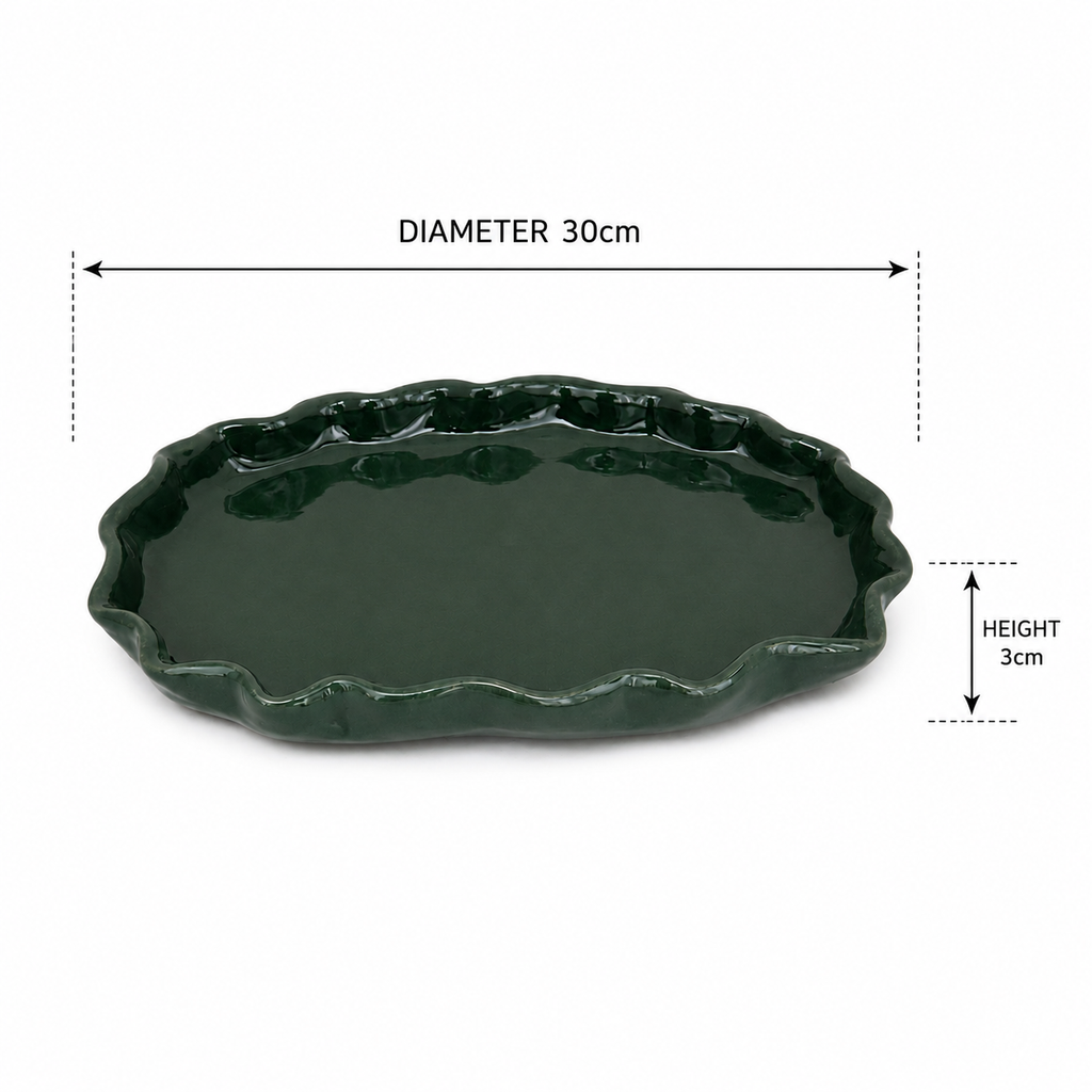 Forest Scallop Serving Platter