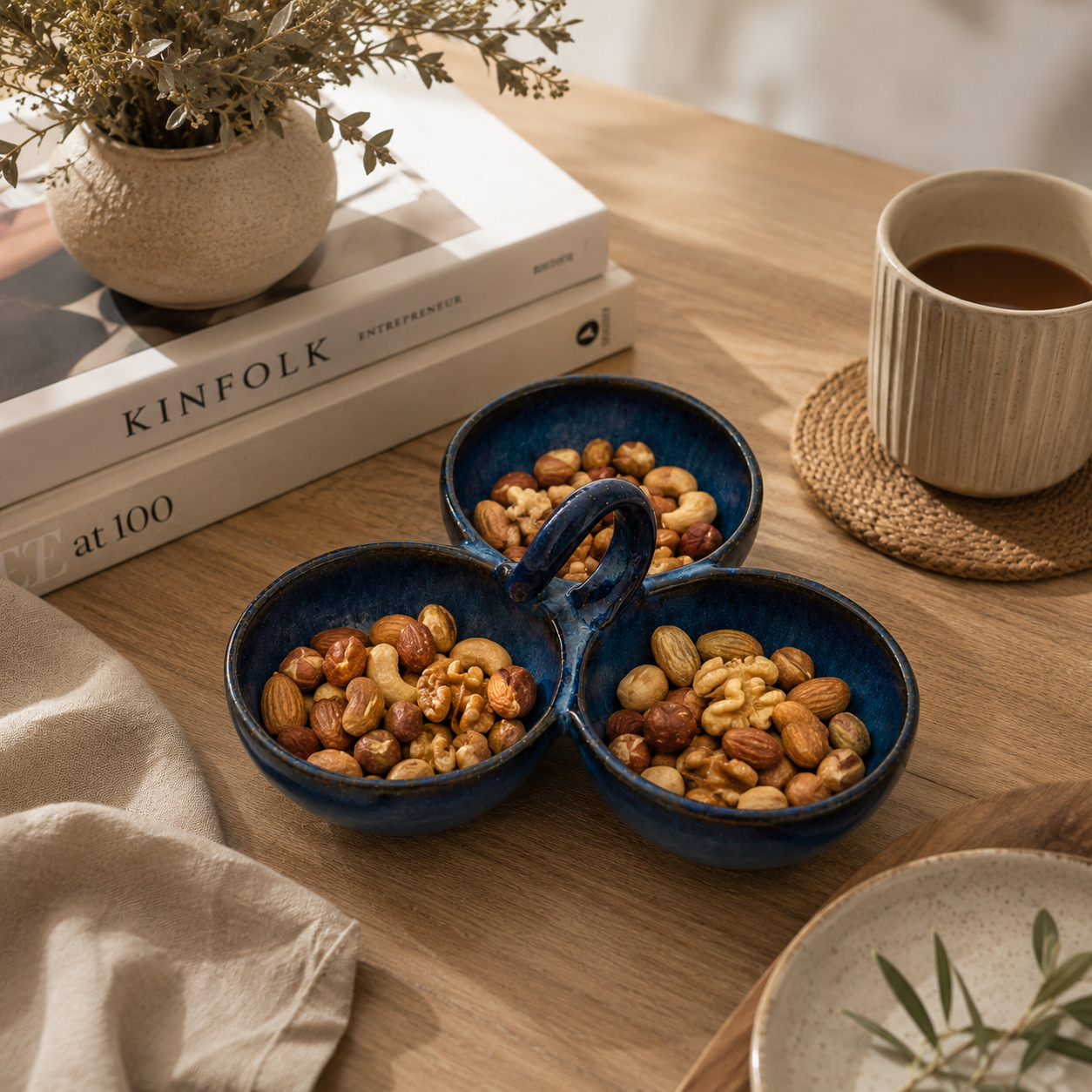 Deep Tide Trio Serving Bowl – 3 Section