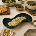 Emerald Wave Serving Platter