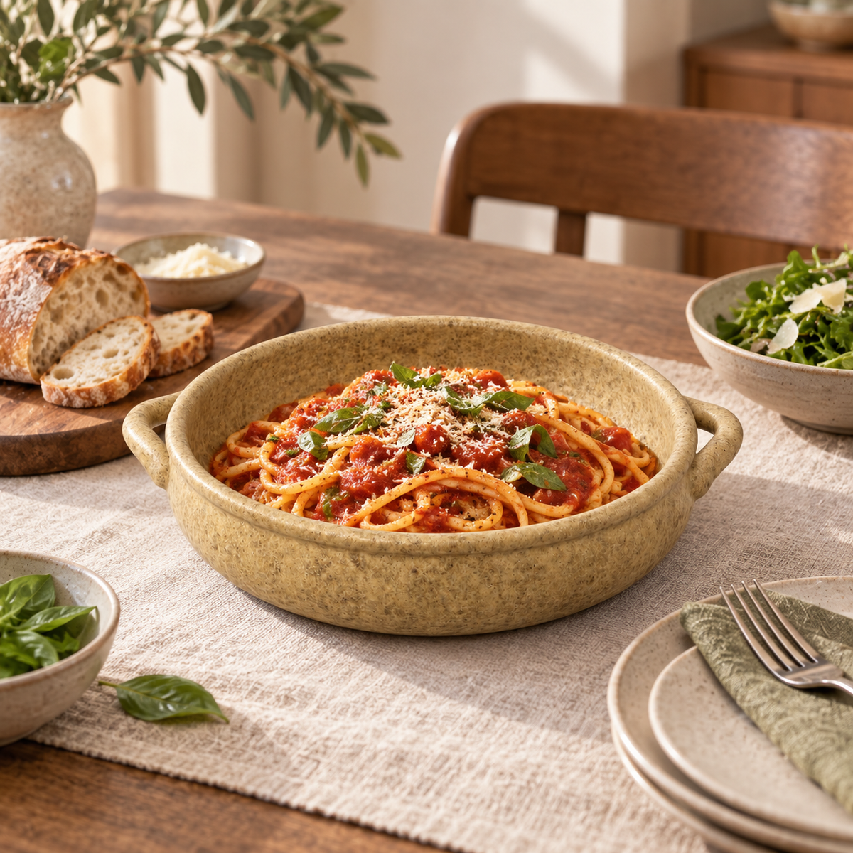 Verdant Meadow Serving Dish