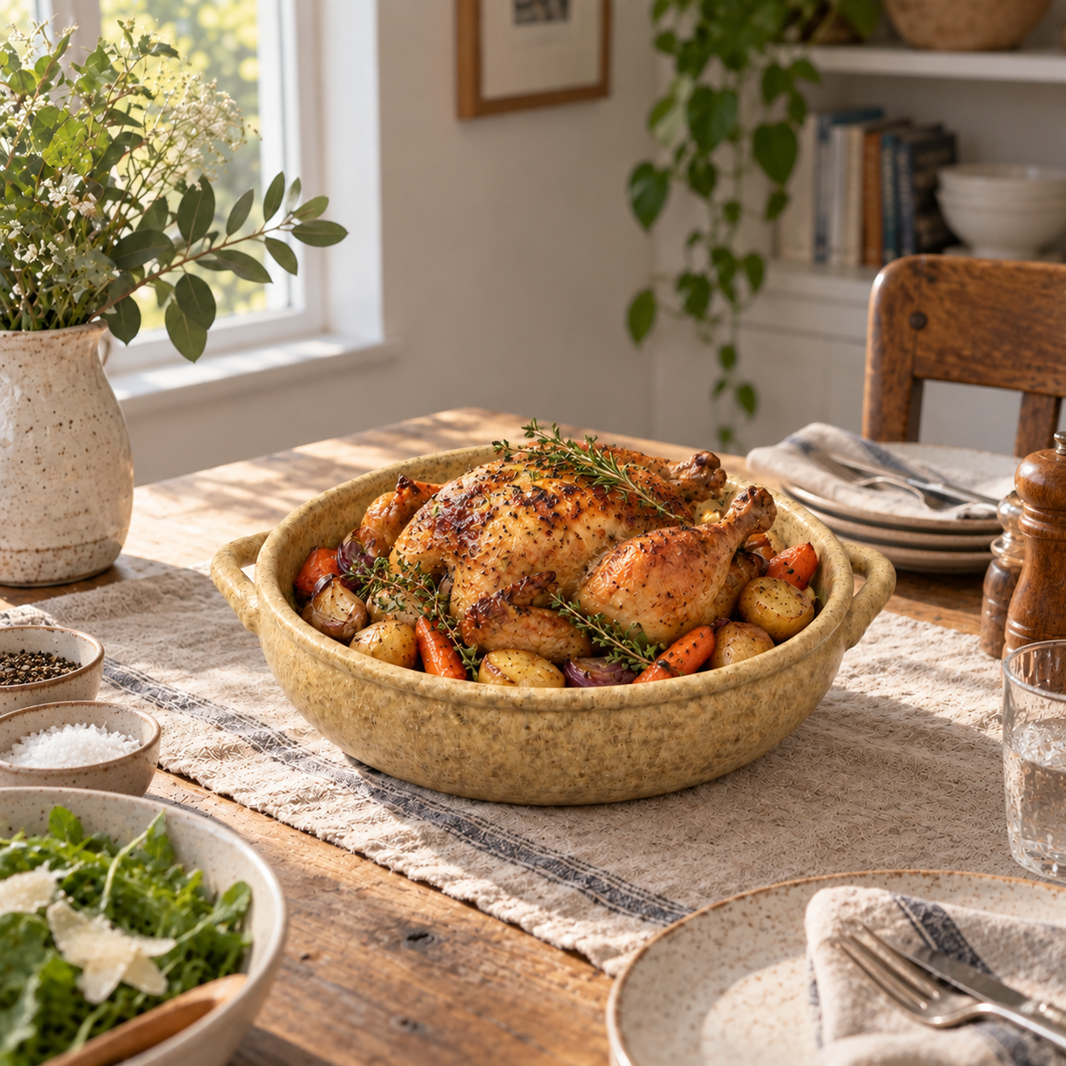 Verdant Meadow Serving Dish