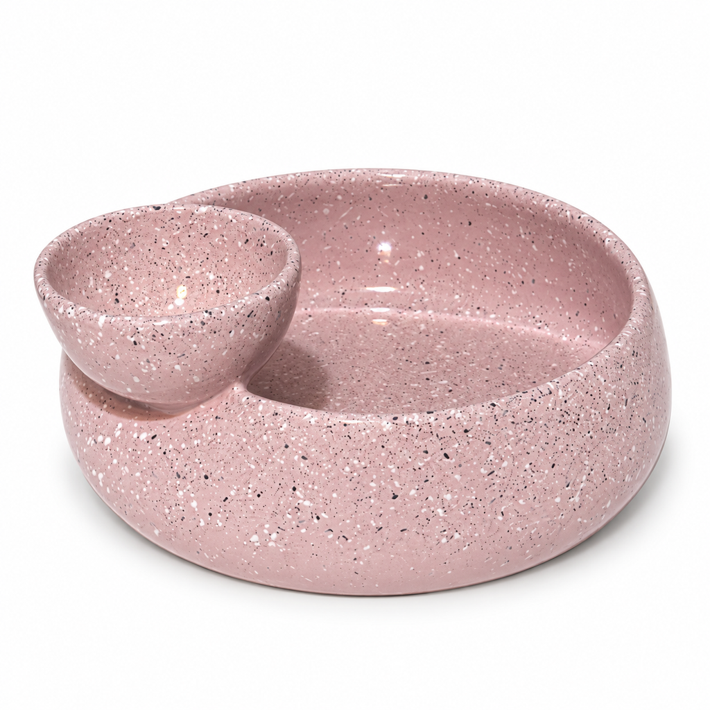 Pink Gather Dip & Serve Bowl