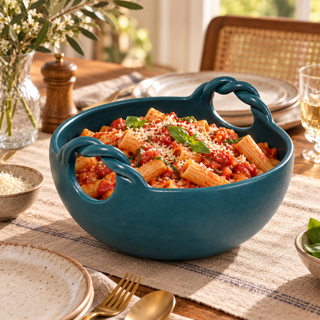 Teal Hearth Bowl