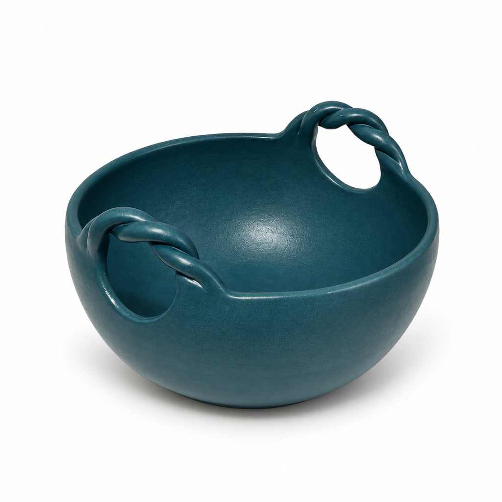 Teal Hearth Bowl