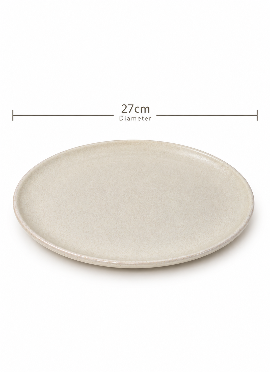 Beige Dinner Plate – 27 cm