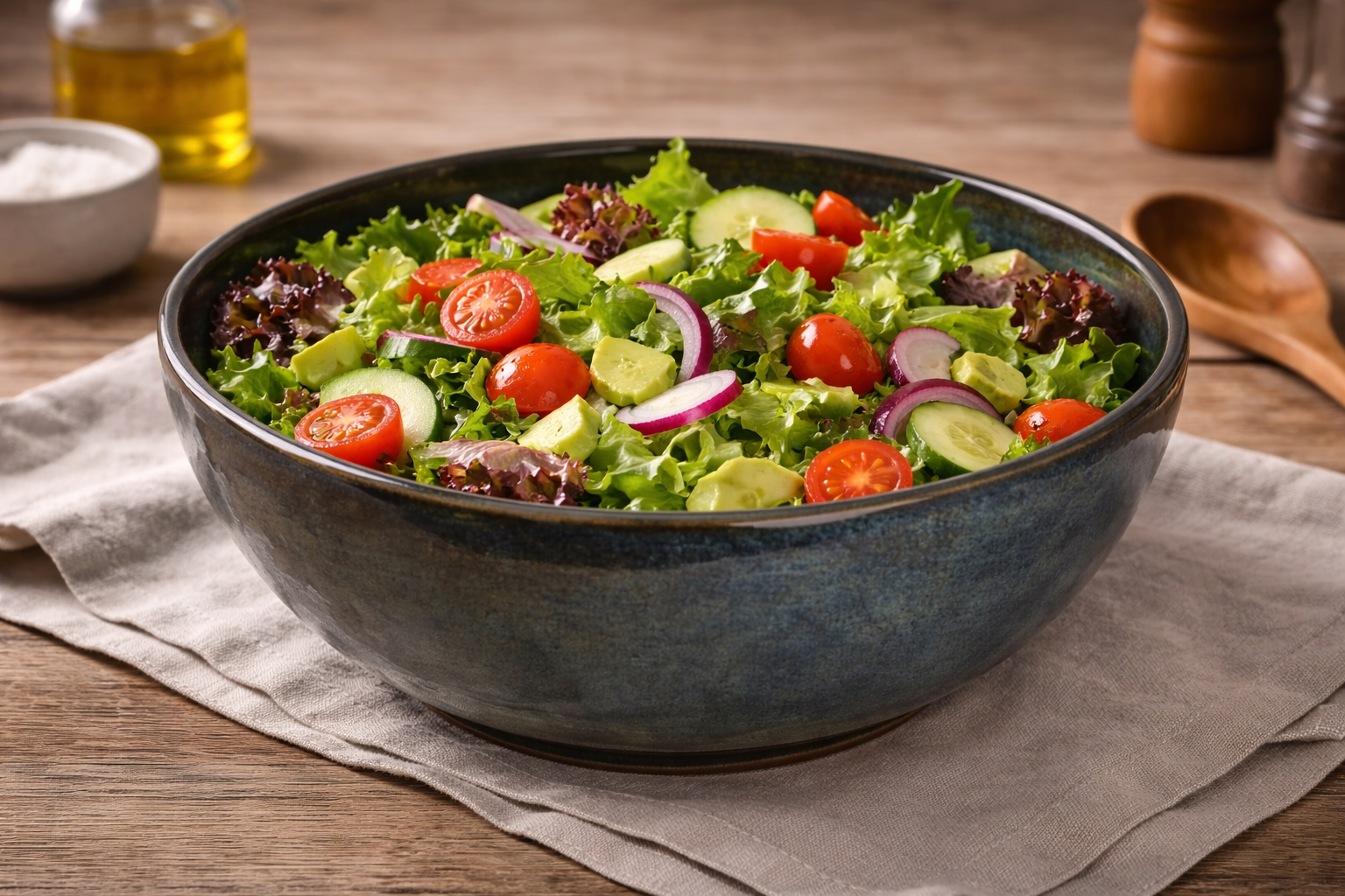 Midnight Azure Serving Bowl