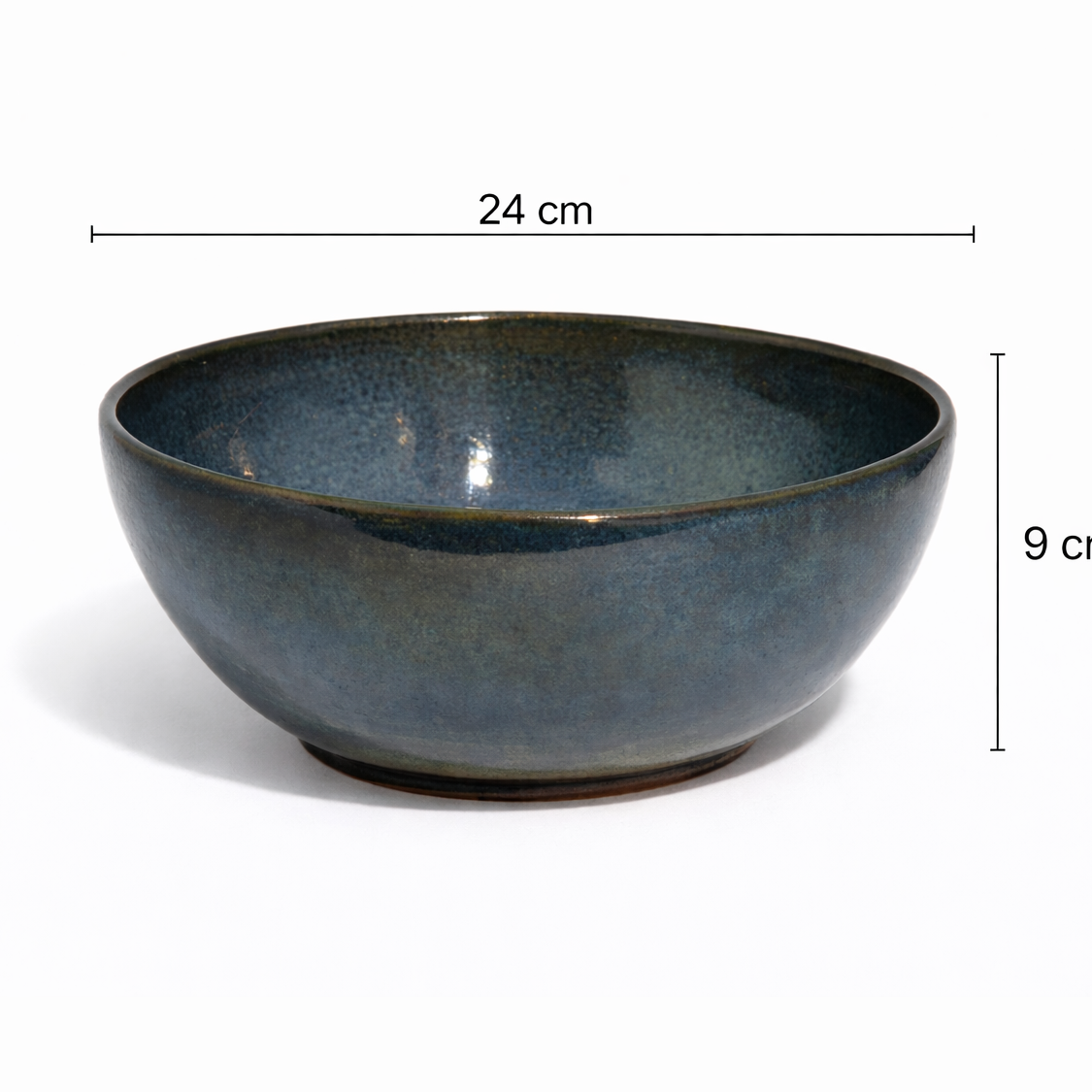 Midnight Azure Serving Bowl
