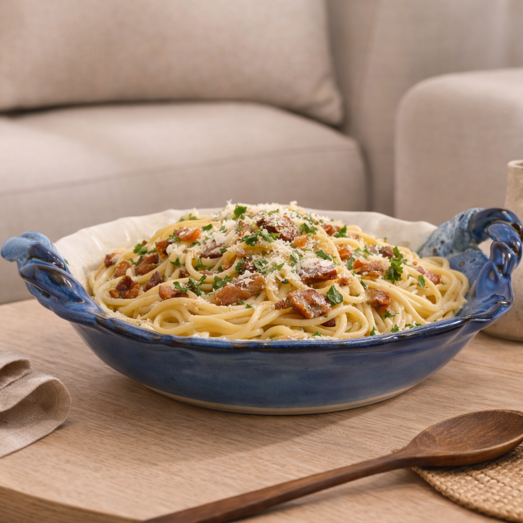 Ocean Wave Serving Bowl