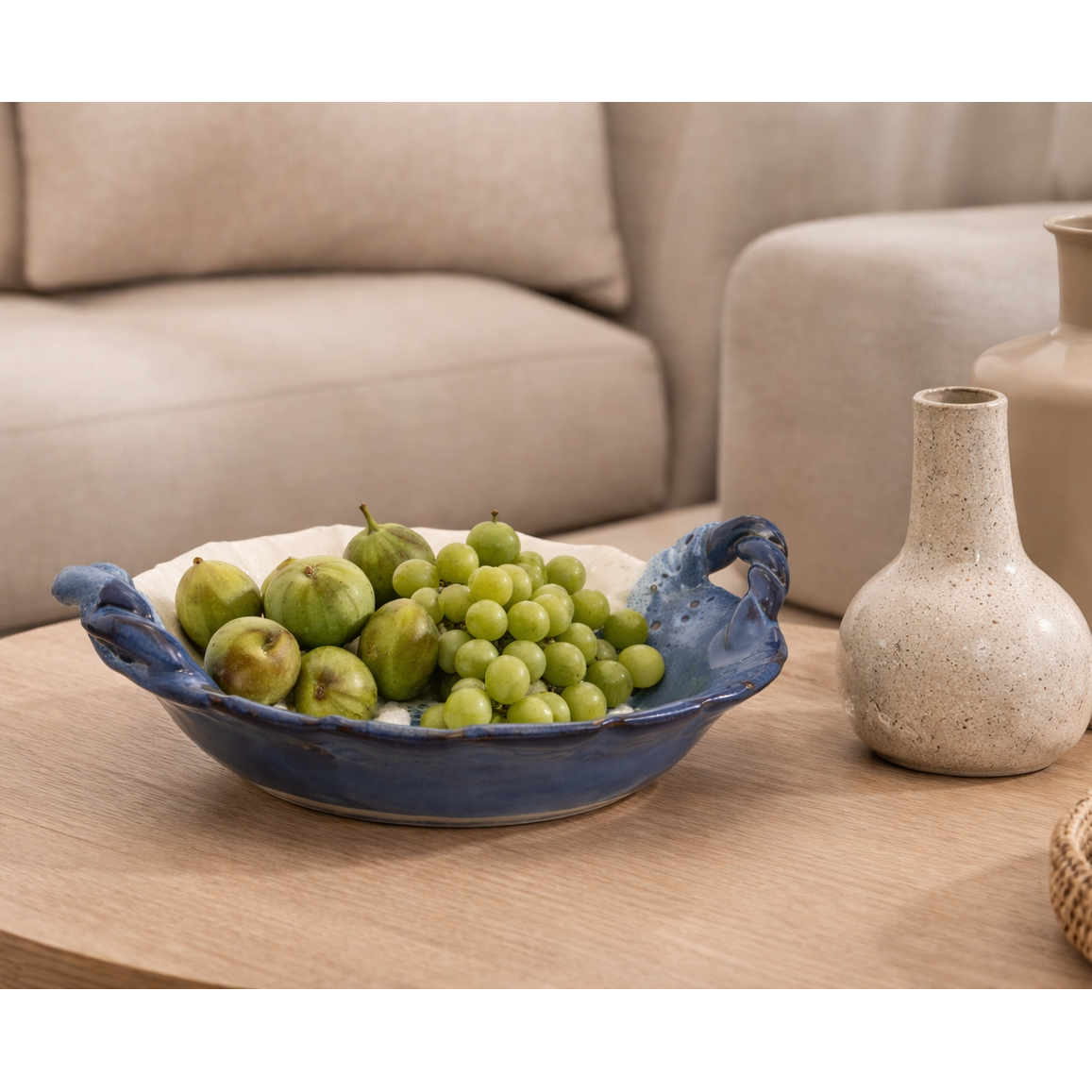 Ocean Wave Serving Bowl