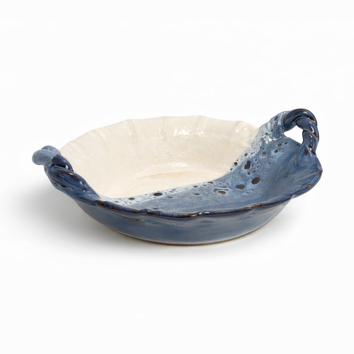 Ocean Wave Serving Bowl