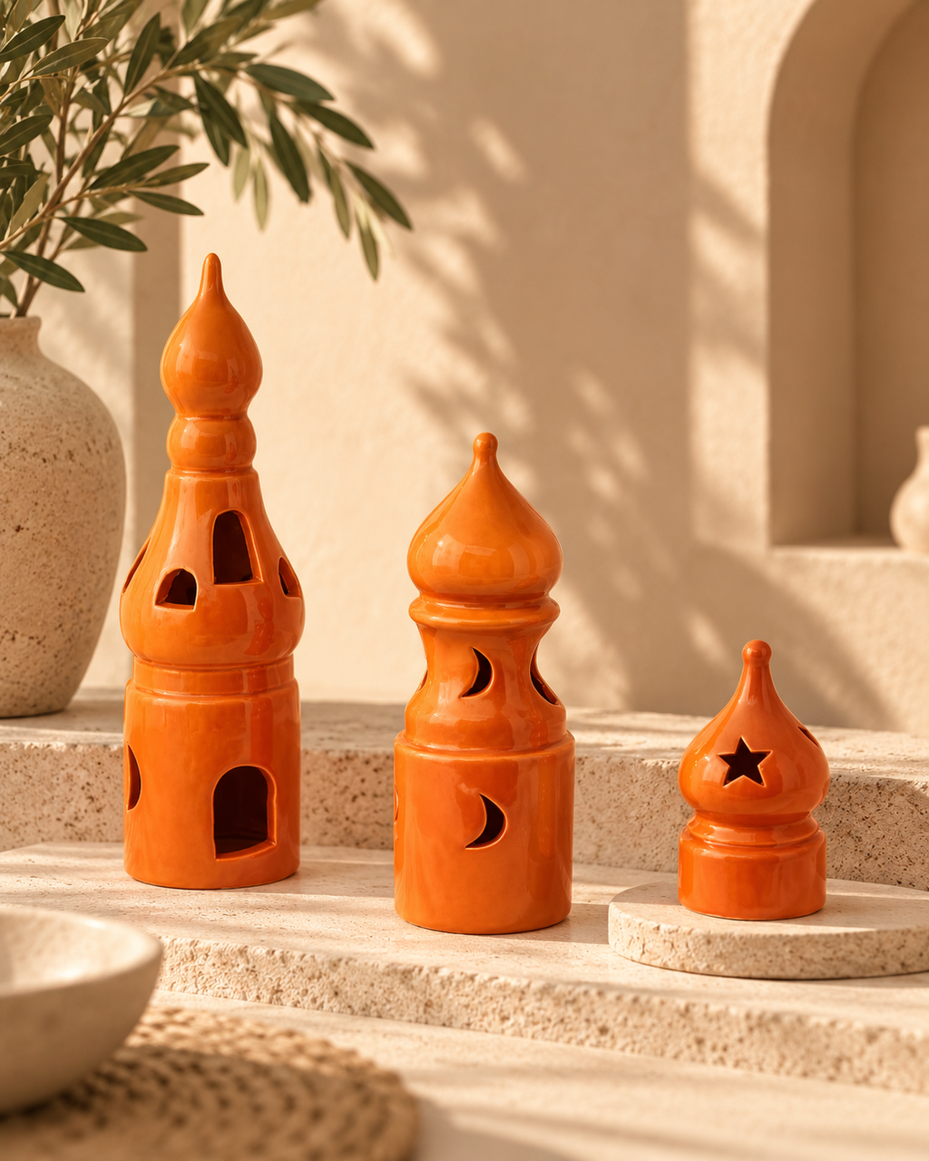 Terracotta Décor Set — 3 Piece Collection