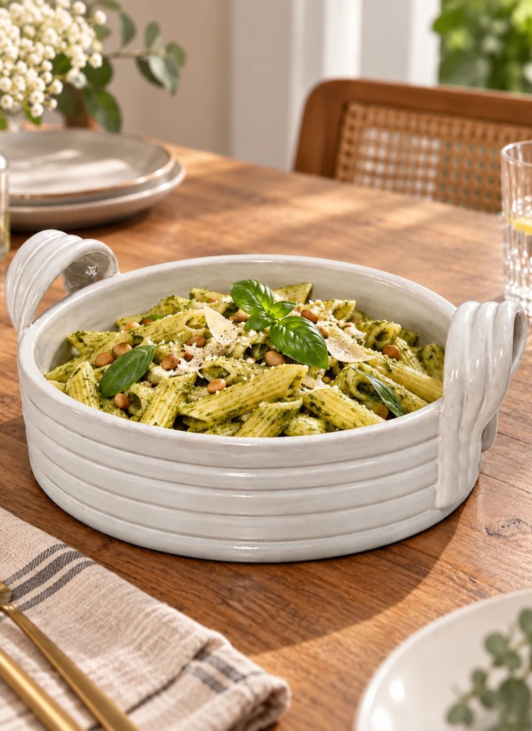 Pearl White Serving Dish | Bayt Selections Special
