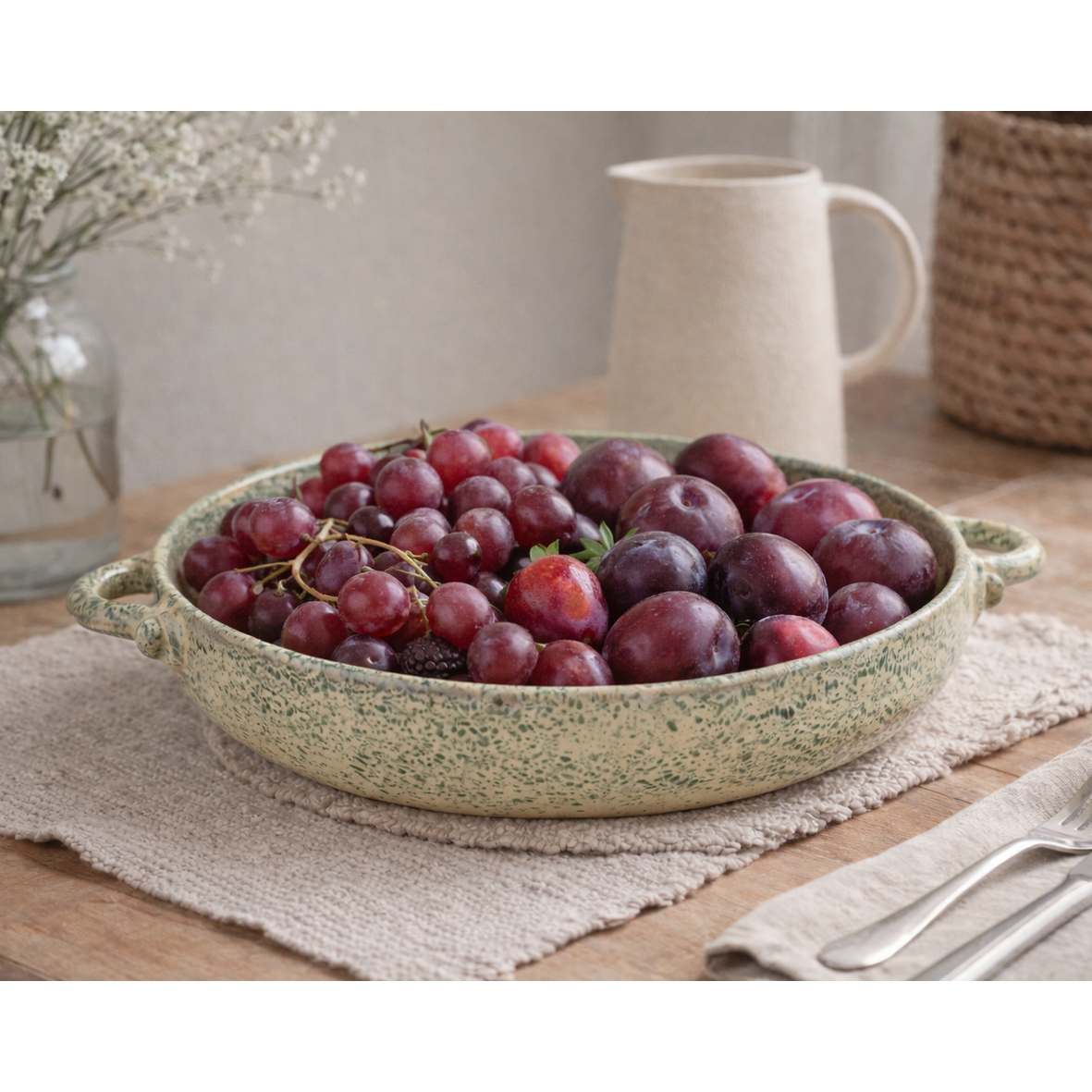 Verdant Meadow Serving Dish