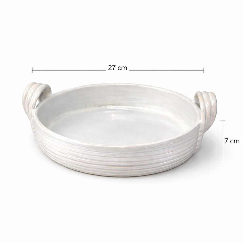 Pearl White Serving Dish | Bayt Selections Special