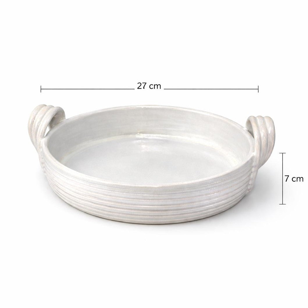Pearl White Serving Dish | Bayt Selections Special