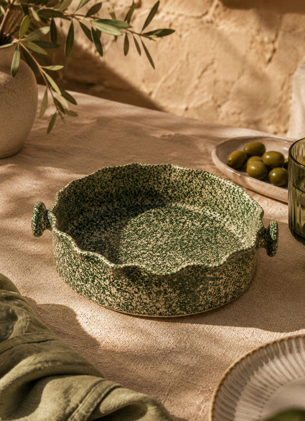 Verdant Hearth Serving Dish