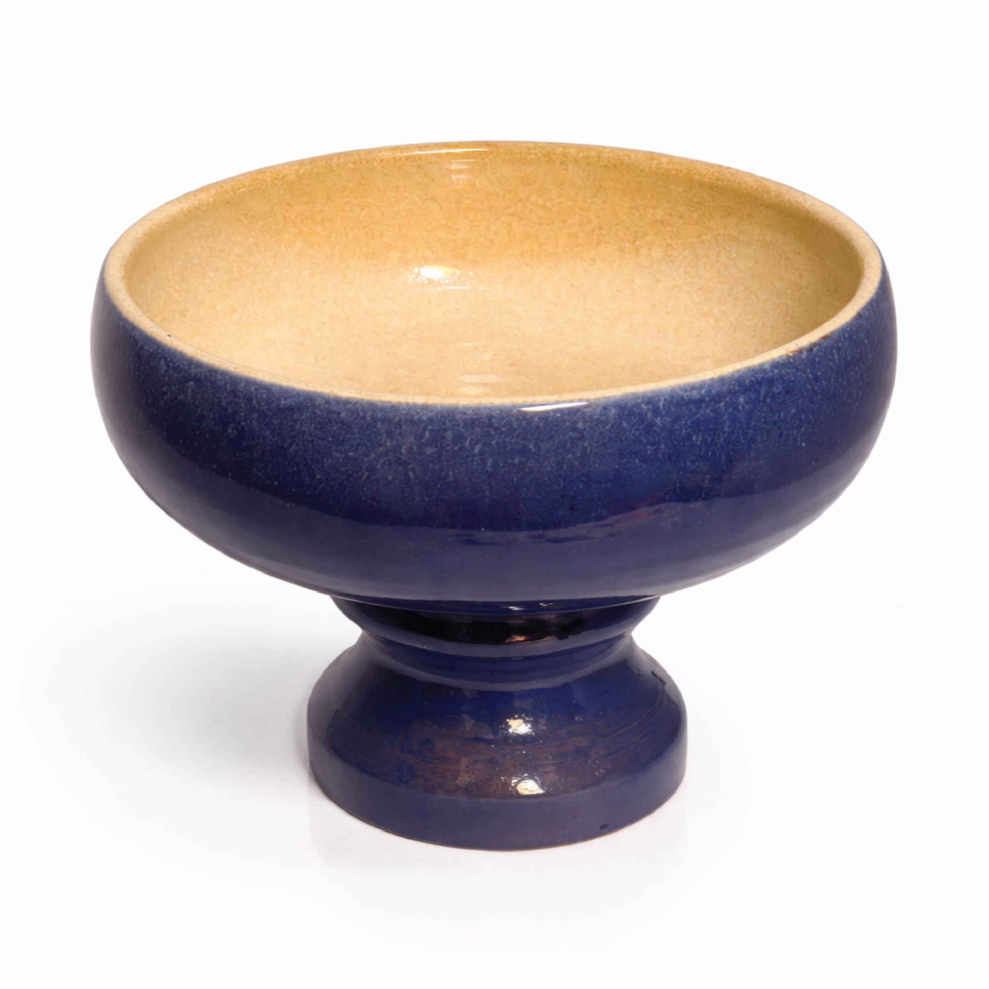 Midnight Pedestal Serving Bowl