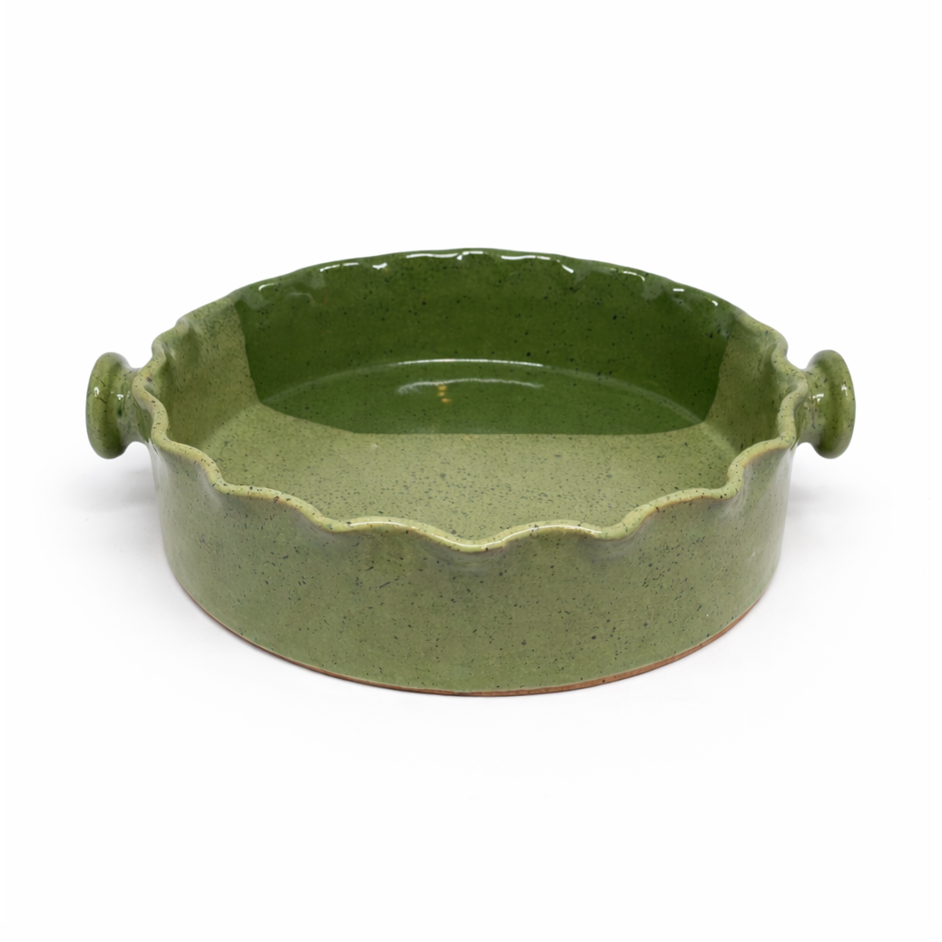 Olive Green Serving Dish